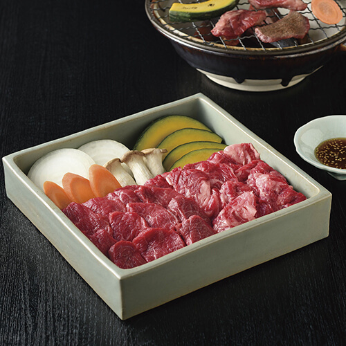 熊本県産阿蘇うぶやま村の放牧あか牛 焼肉用 モモ・バラ各260g